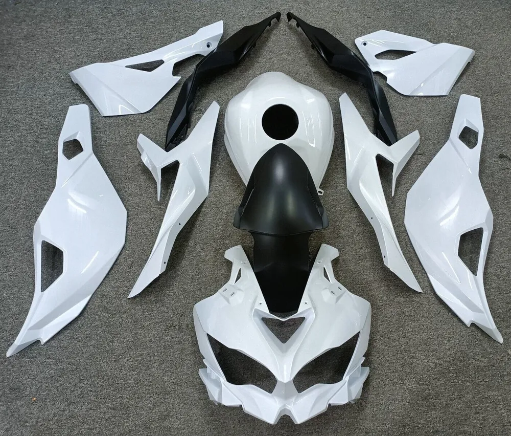 Amotopart 2019-2026 Kawasaki Ninja ZX25R ZX4R ZX4RR wit zwart kuipset