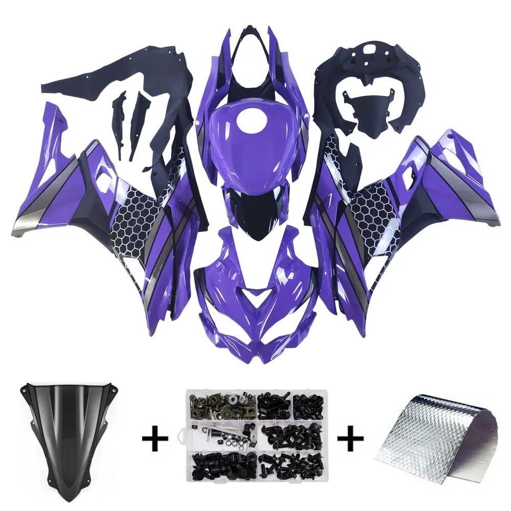 Amotopart 2019-2026 Ninja ZX-25R ZX-4R ZX-4RR Kawasaki paarse kuipset