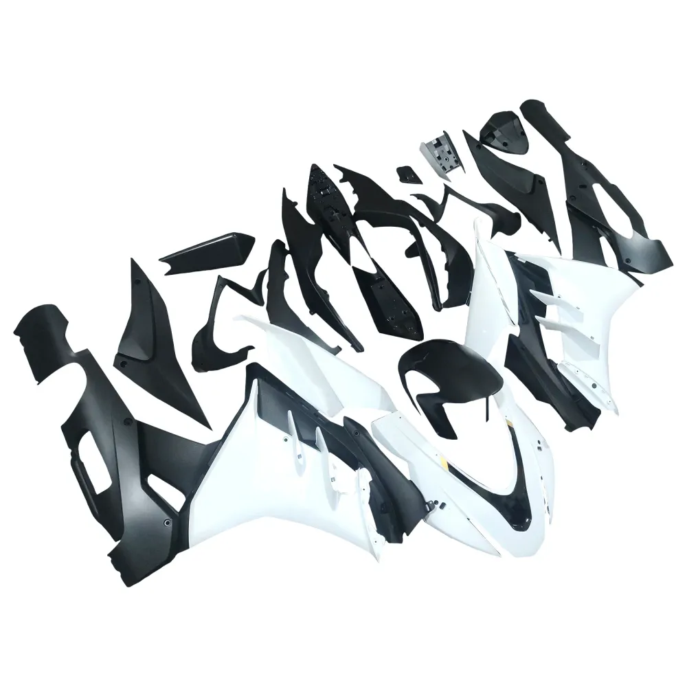 Amotopart 2022-2024 Aprilia RSV4 1100 Black White Gold Fairing Kit
