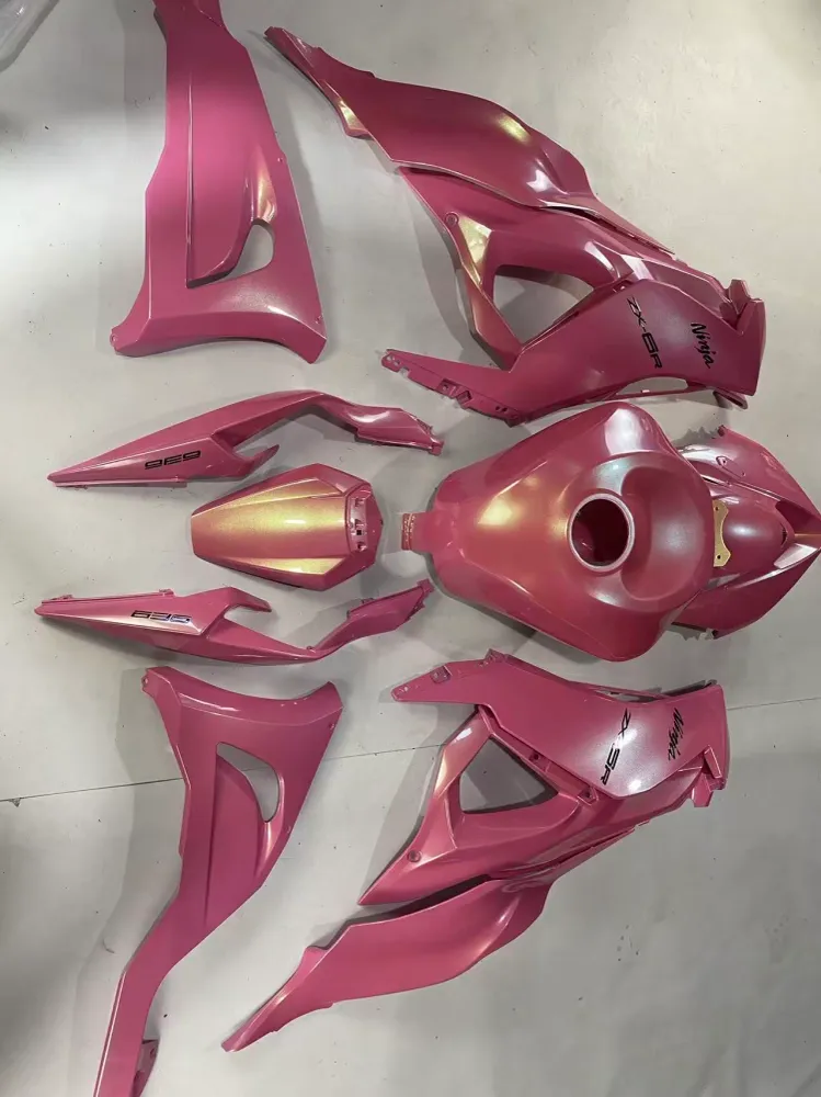 Amotopart 2024-2026 Kawasaki ZX-6R roze kameleon kuipset
