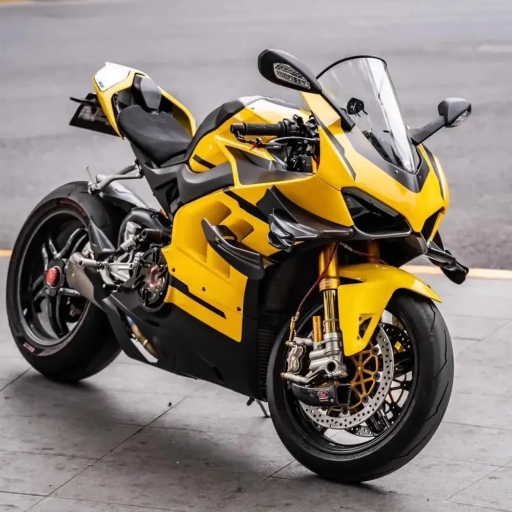 Amotopart Ducati 20-21 Panigale V4 V4S Black Yellow Beurskit