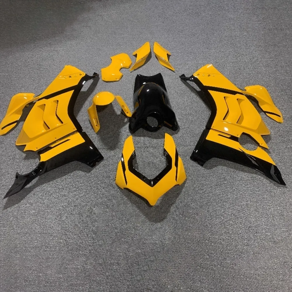 Amotopart Ducati 20-21 Panigale V4 V4S Black Yellow Beurskit