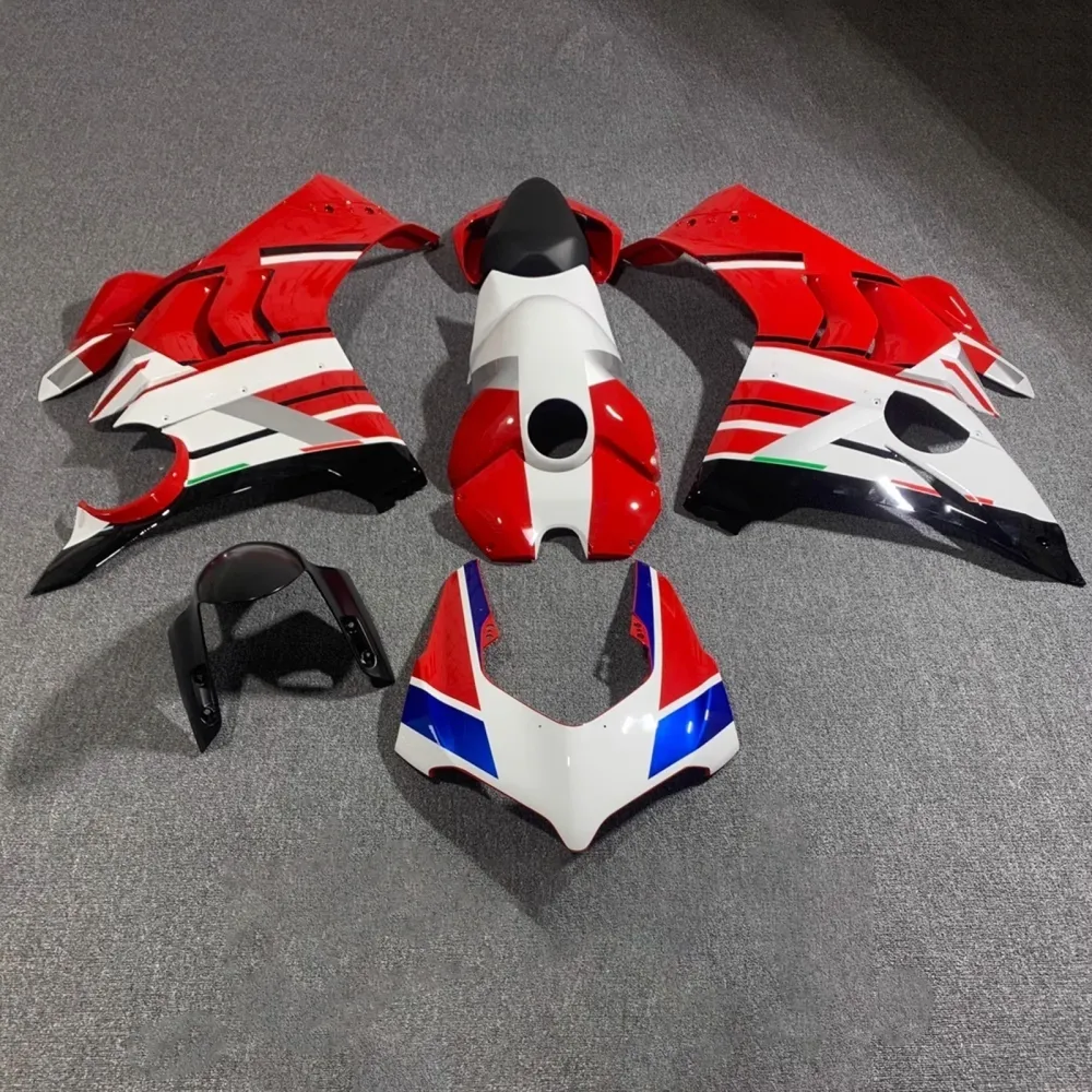 Amotopart Ducati 20-21 Panigale V4 V4S Black White Red Rooding Kit