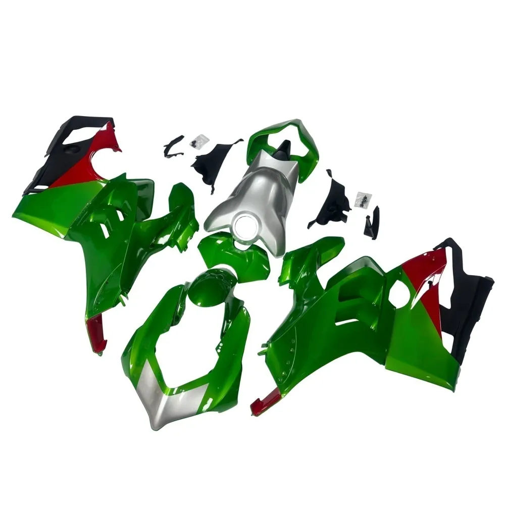 Amotopart Ducati 20-21 Panigale V4 V4S zilver rood & groene kuipset