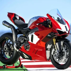 Amotopart Ducati 22-24 Panigale V4 V4S Black White Red Rooding Kit