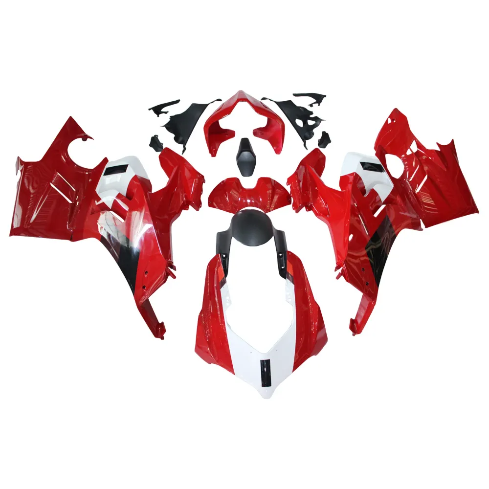 Amotopart Ducati 22-24 Panigale V4 V4S Black White Red Rooding Kit