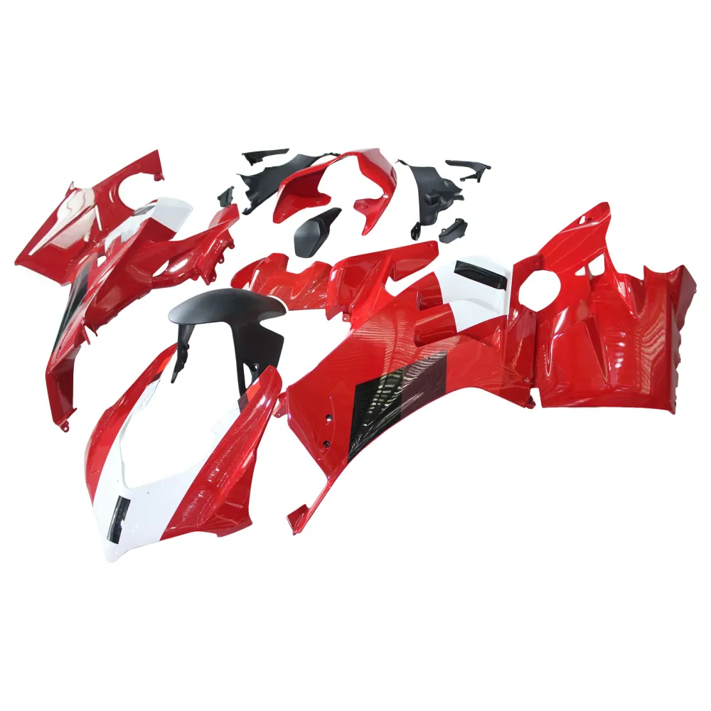 Amotopart Ducati 22-24 Panigale V4 V4S Black White Red Rooding Kit