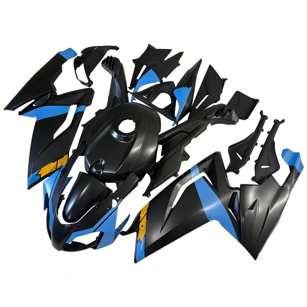 Amotopart 2006-2011 RS125 Aprilia Blue & Black Style4 Fairing Kit