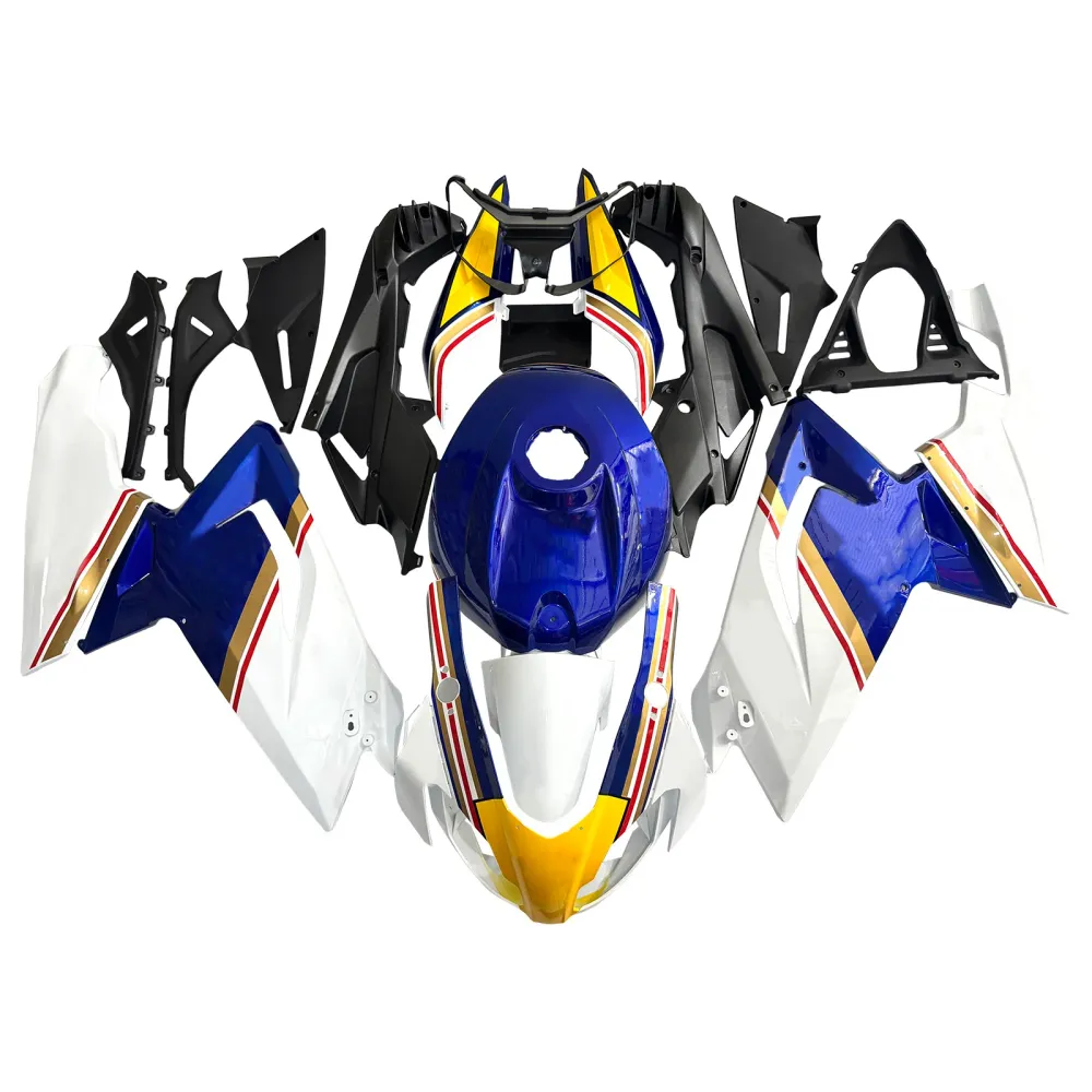 Amotopart 2006-2011 RS125 Aprilia Blue & Yellow Fairing Kit