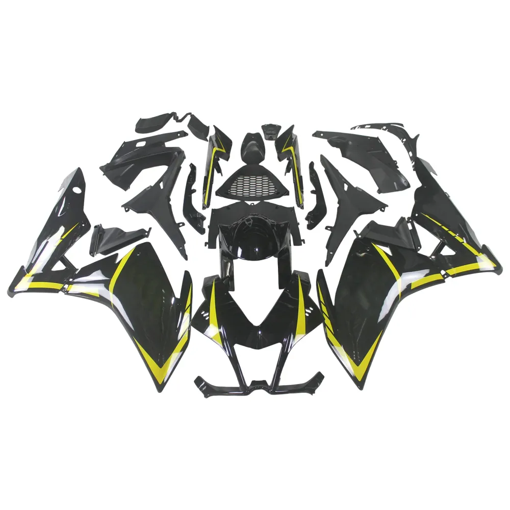 Amotopart 2009-2015 RSV4 1000 Aprilia Black & Yellow Fairing Kit