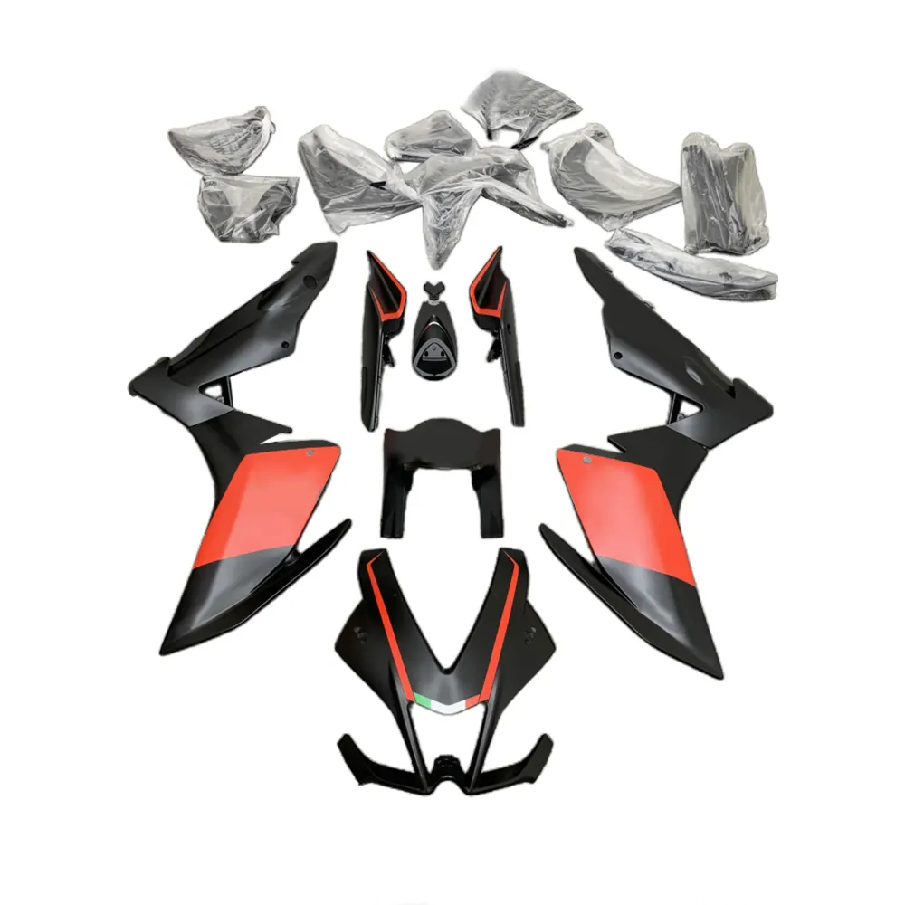 Amotopart 2009-2015 RSV4 1000 Aprilia Red & Black Style1 Fairing Kit