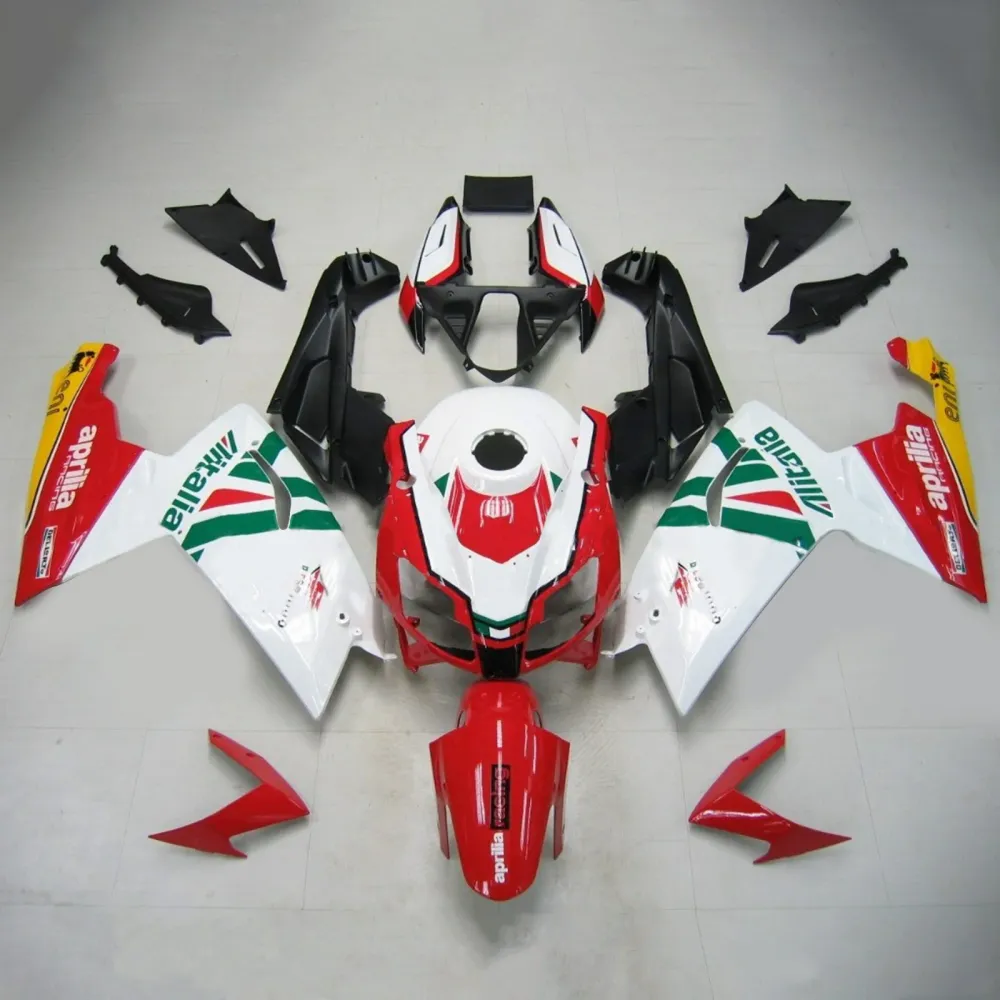 Amotopart Aprilia 2006-2011 RS125 Rood&Wwitte Style1 kuipset
