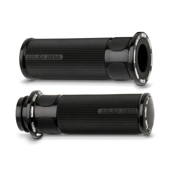 Arlen Ness Fusion Billet Slot Track Handvatten Zwart HD TBW