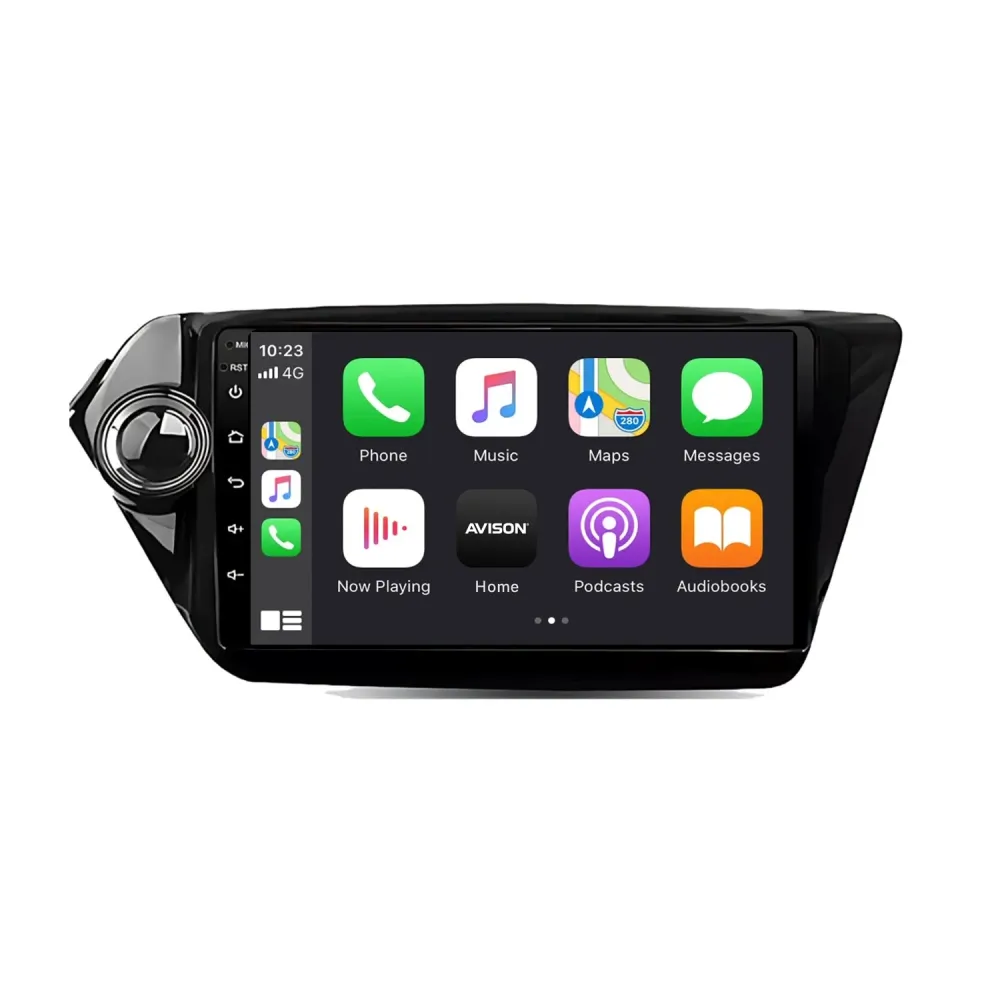 Navigatie voor Kia K2 RIO 3 2011-2017 | CarPlay | Android Auto | WIFI | Bluetooth | QLED | XR4 Avison