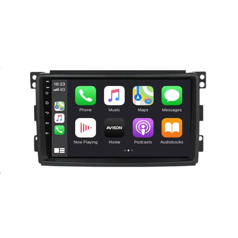 Navigatie voor Mercedes Benz Smart Fortwo 451 2006-2009 | CarPlay | Android Auto | WIFI | Bluetooth | QLED | XR4 Avison