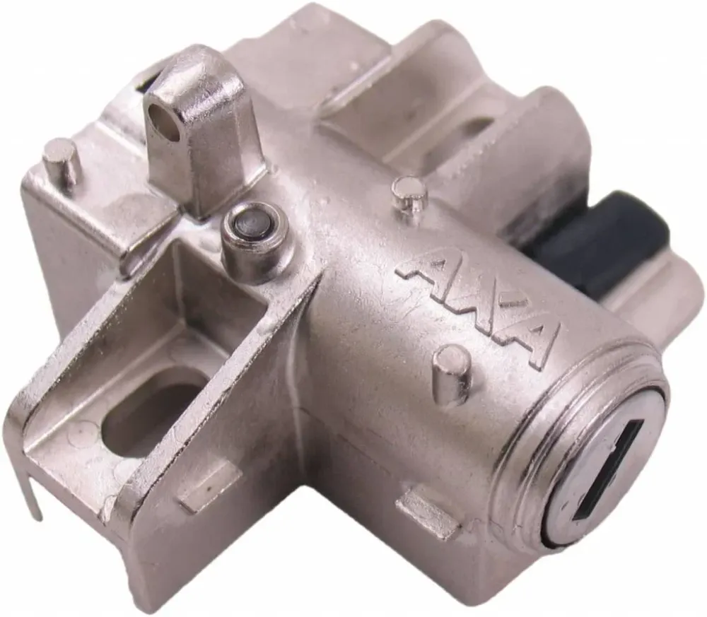 Ringslot Axa Defender - Glanzend Zwart + Bosch 2 Tube Cilinder