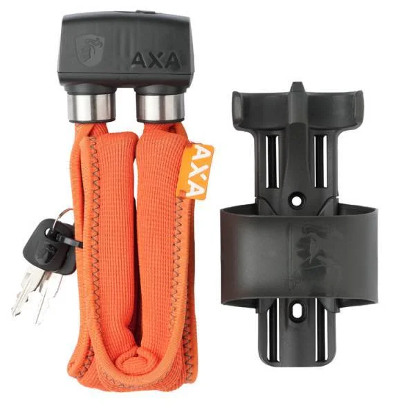 Vouwslot AXA Foldable 800 100/8 - oranje (winkelverpakking)