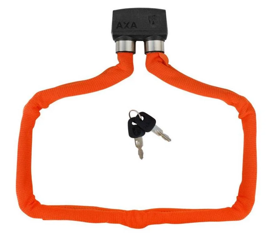 Vouwslot AXA Foldable 800 100/8 - oranje (winkelverpakking)
