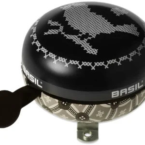 Basil Bohème Big Bell fietsbel 80 milimeter - charcoal