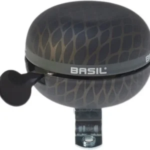 Basil Noir Big Bell fietsbel 60 milimeter - Zwart