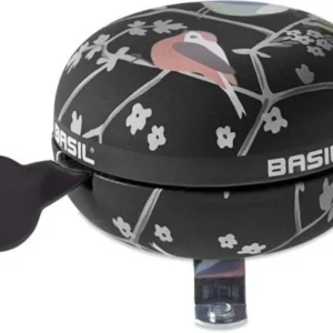 Basil Wanderlust Big Bell fietsbel 80 milimeter - Charcoal