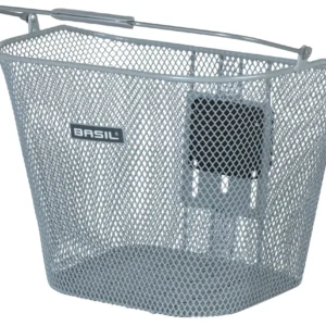 Fietsmand Basil Bremen KF - zilver (zonder houder)