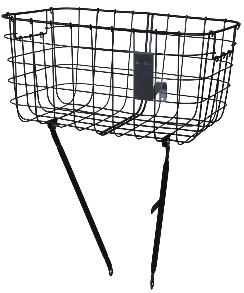 Fietsmand Basil Robin - zwart
