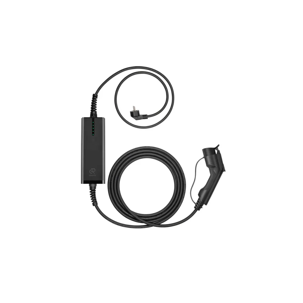 Besen One Mobiele Lader Zwart Type 1 naar Schuko - Memory functie