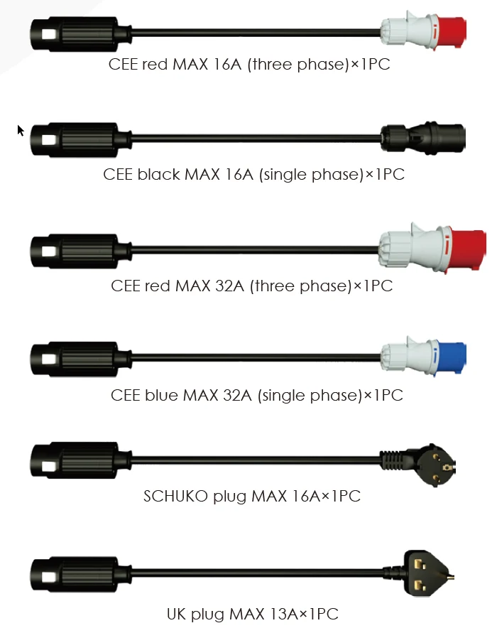Mobiele Lader Mini Cooper SE - Besen Slimme Mobiele Laadpaal met LCD - Type 2 - 1 & 3-fase - Tot 16 kW