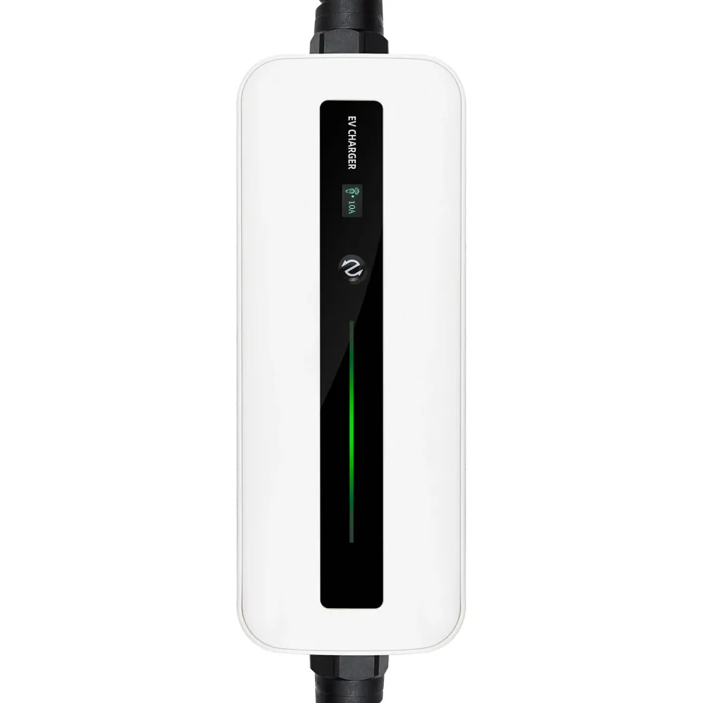 Mobiele Lader Opel Ampera - Besen Wit met LCD Type 1 naar Schuko