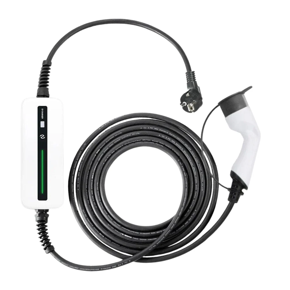 Mobiele Lader Opel Astra - Besen Wit met LCD Type 2 naar Schuko