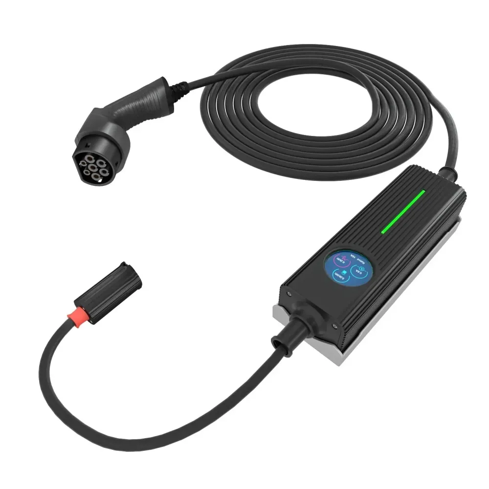 Mobiele Lader Toyota Urban Cruiser - Besen Slimme Mobiele Laadpaal met LCD - Type 2 - 1 & 3-fase - Tot 16 kW