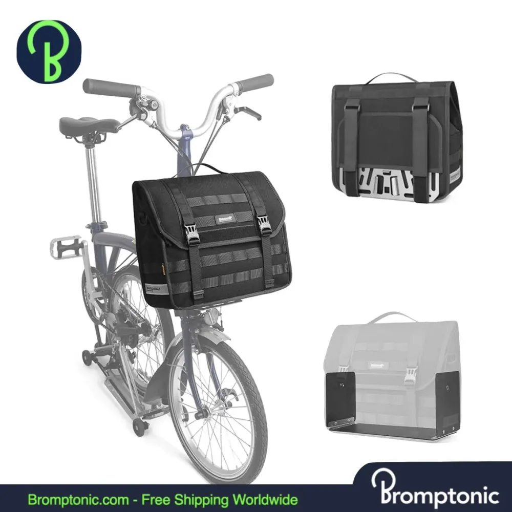 Brompton Front Bag 13L Waterdichte & Snel Afneembare Rugzak met Binnenste Ondersteuningsbord