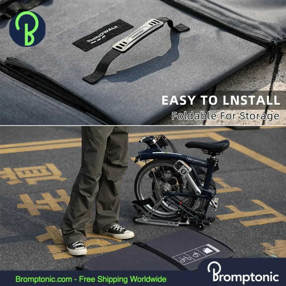 Brompton Opvouwbare Fiets Opbergbox Met Snelspanwiel