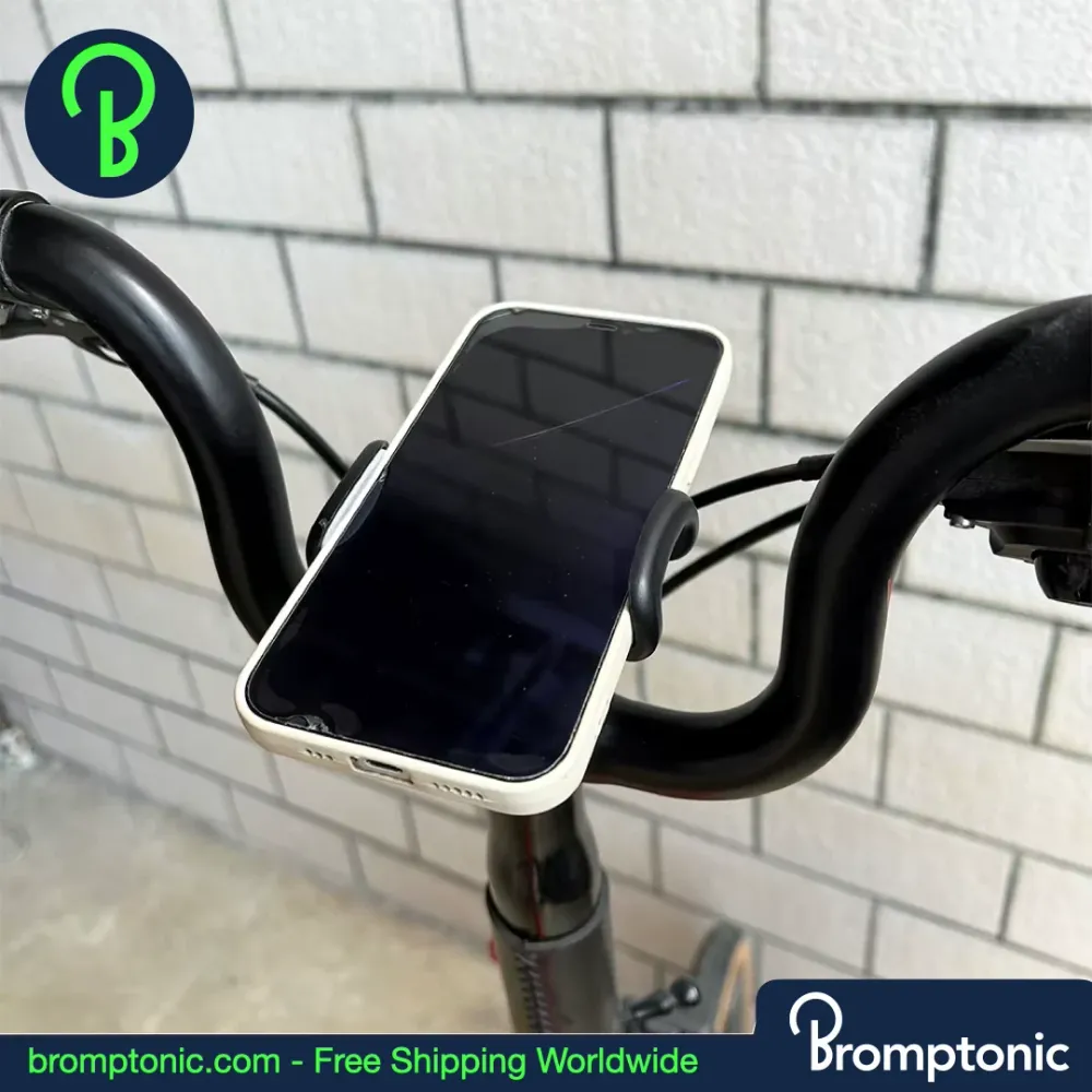 Brompton Telefoonhouder (/C/P Line) - Ultra-Lichte 30 g Legering Houder