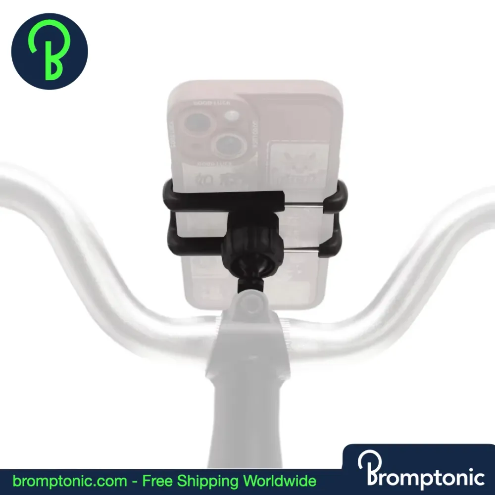 Brompton Telefoonhouder (/C/P Line) - Ultra-Lichte 30 g Legering Houder