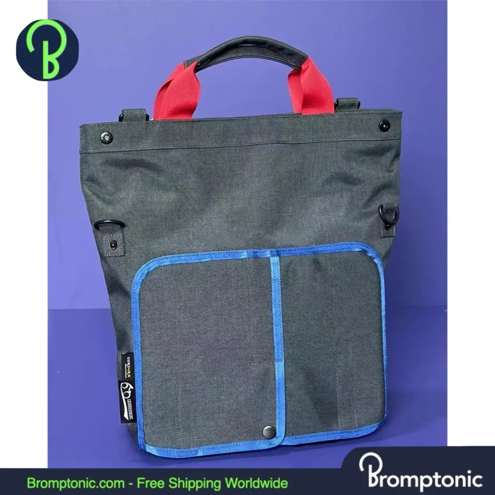 Brompton voorste montagetas canvas handtas met frame