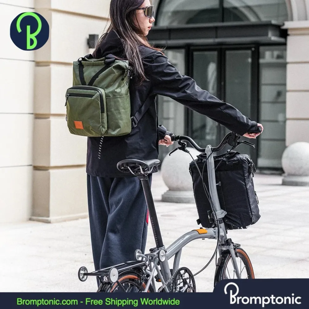 Brompton Vouwfiets rugzak 11.5L - Multifunctionele tas met rits