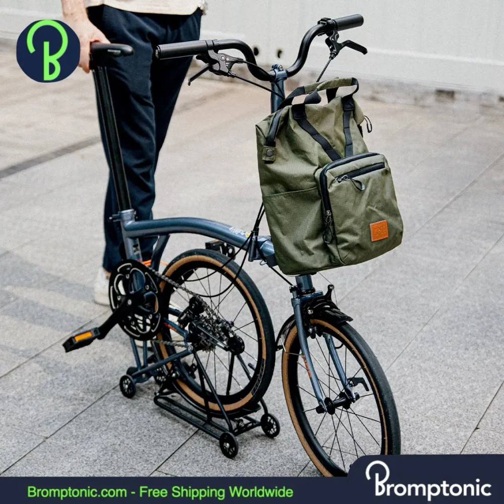 Brompton Vouwfiets rugzak 11.5L - Multifunctionele tas met rits
