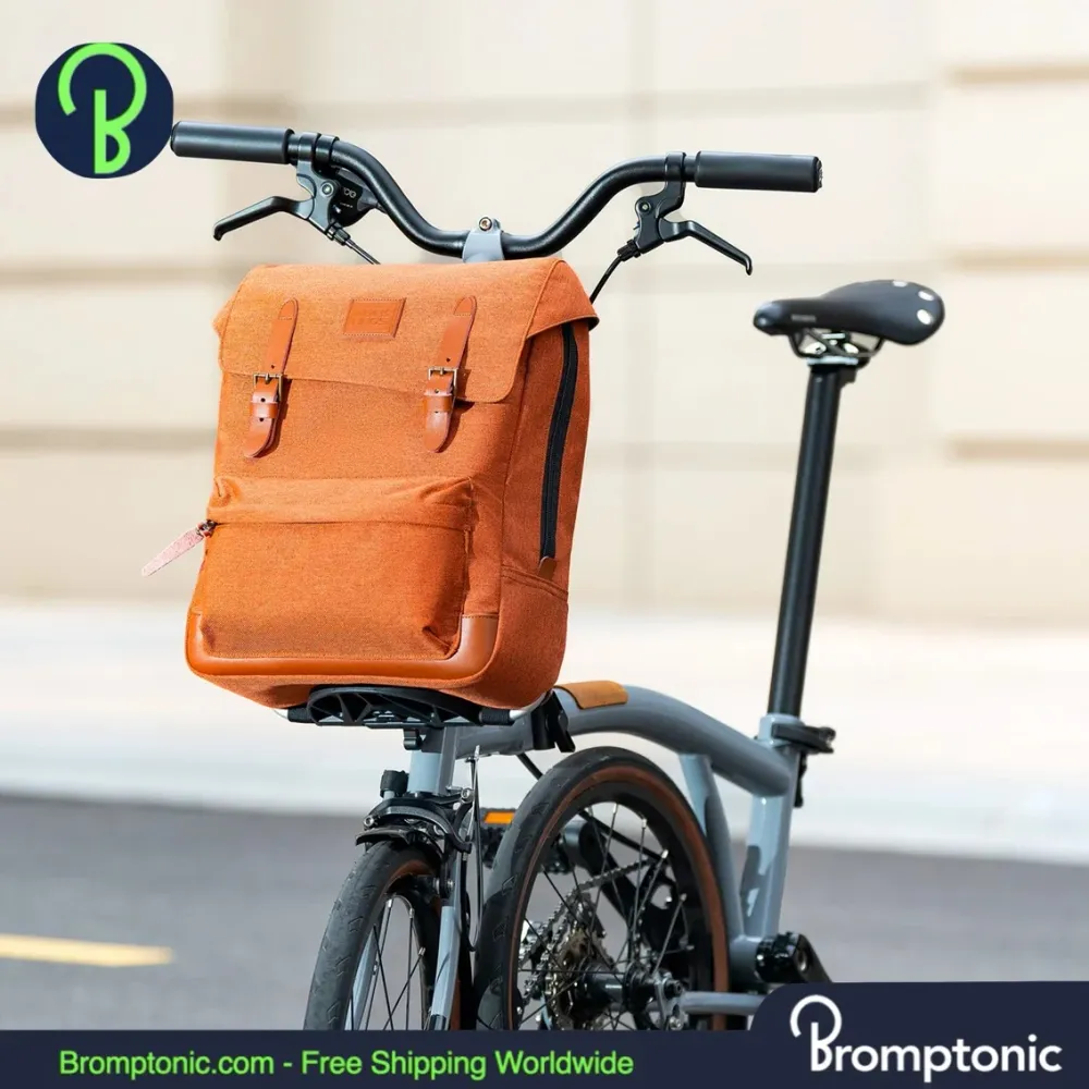 Brompton vouwfiets rugzak 8.3L - Retro multifunctionele stadstas