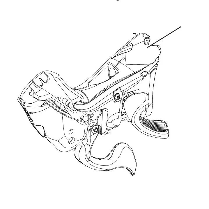CAMPAGNOLO EKAR 13V Schijfrem Rechtshandig Schakelhuis