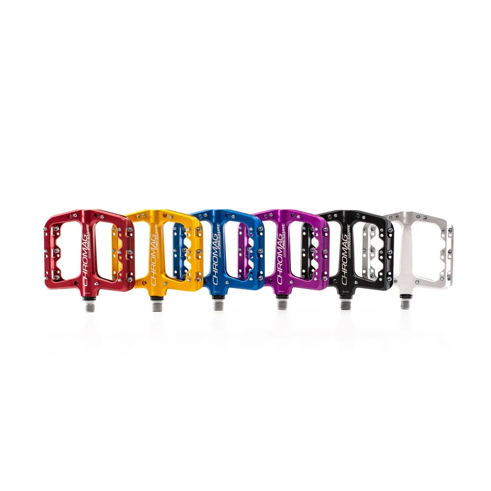 CHROMAG PRESSURE vlakke pedalen Rood