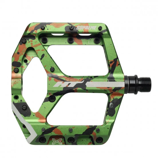 HT COMPONENTS ANS10 SUPREME Camo Green Vlakke pedalen