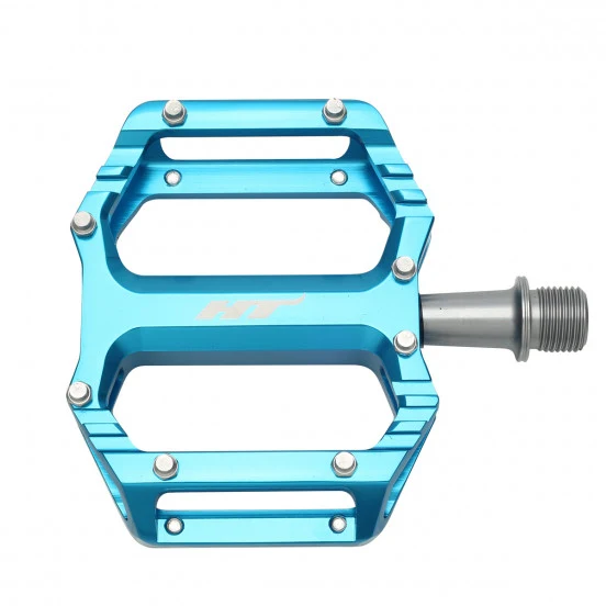 HT COMPONENTS AR09 Blauw Turquoise platte pedalen
