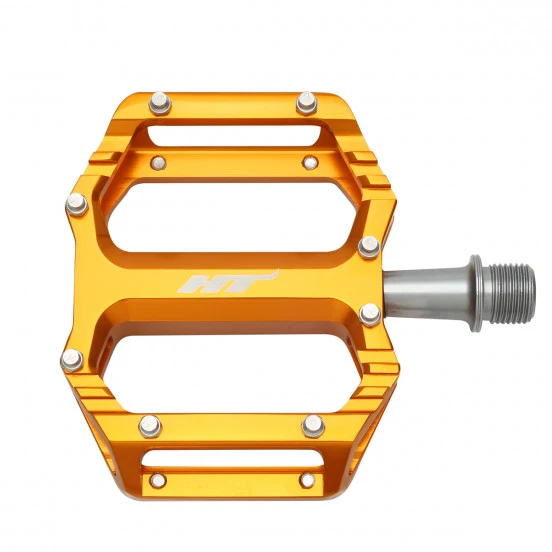 HT COMPONENTS AR09 Oranje platte pedalen