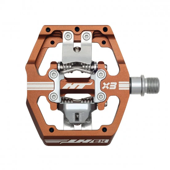HT COMPONENTS X3 Bronzen pedalen
