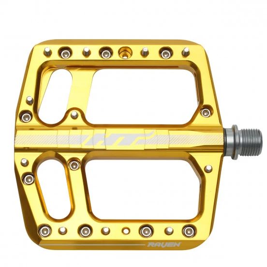 HT COMPONENTS RAVEN ANS 12 Gold pedalen plat