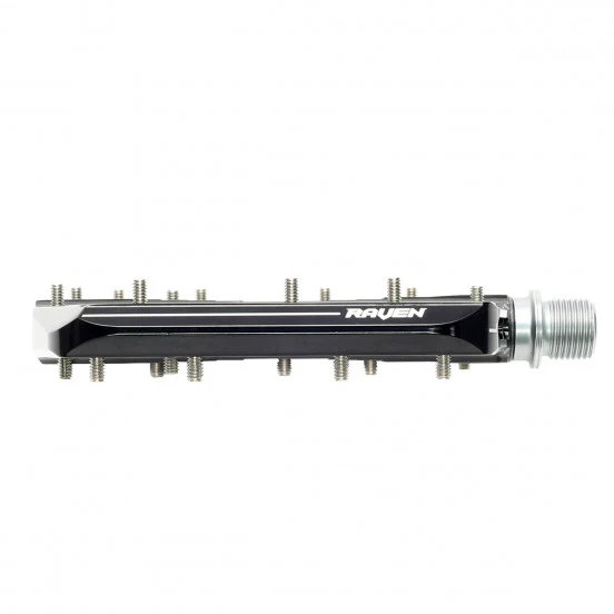 HT COMPONENTS RAVEN ANS 12 platte pedalen Zwart