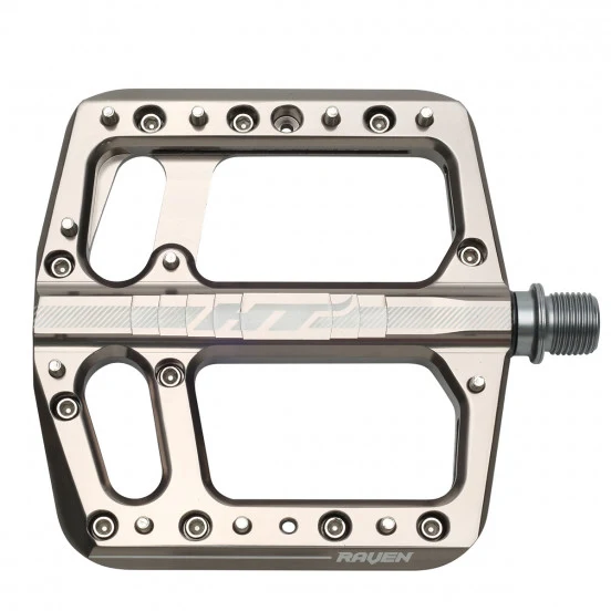 HT COMPONENTS RAVEN 12 JAAR Vlakke Pedalen Grijs