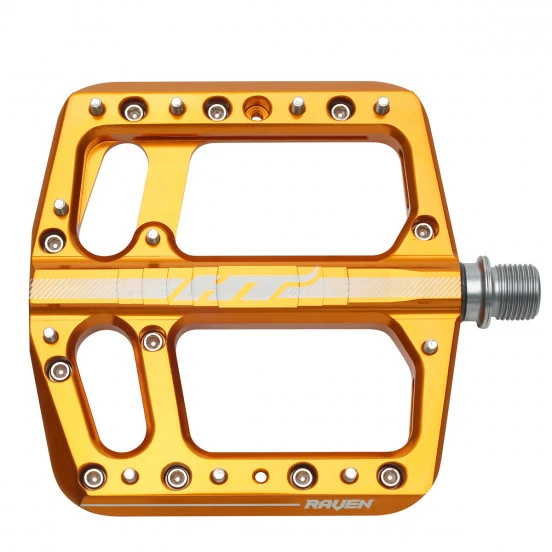 HT COMPONENTS RAVEN 12 Orange platte pedalen